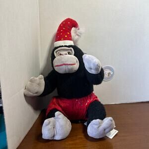 Miniso Life Christmas Gorilla Ape Stuffed Animal Plush Toy
